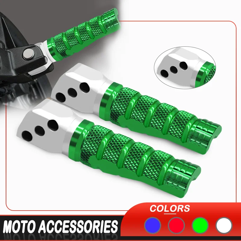 

For Z650 Z750 Z800 Z900 RS Z1000 Z1000SX 6R 10R Left Right Foot Pegs Z750/R/ABS Z800/ABS Motorbike Rear Footrest Footpeg z650