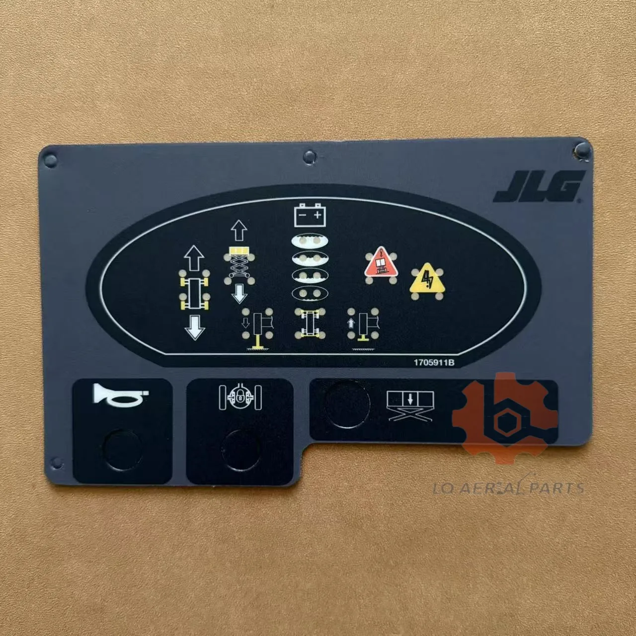 1705911 DECAL NAMEPLATE LOAD Used for JLG lifts
