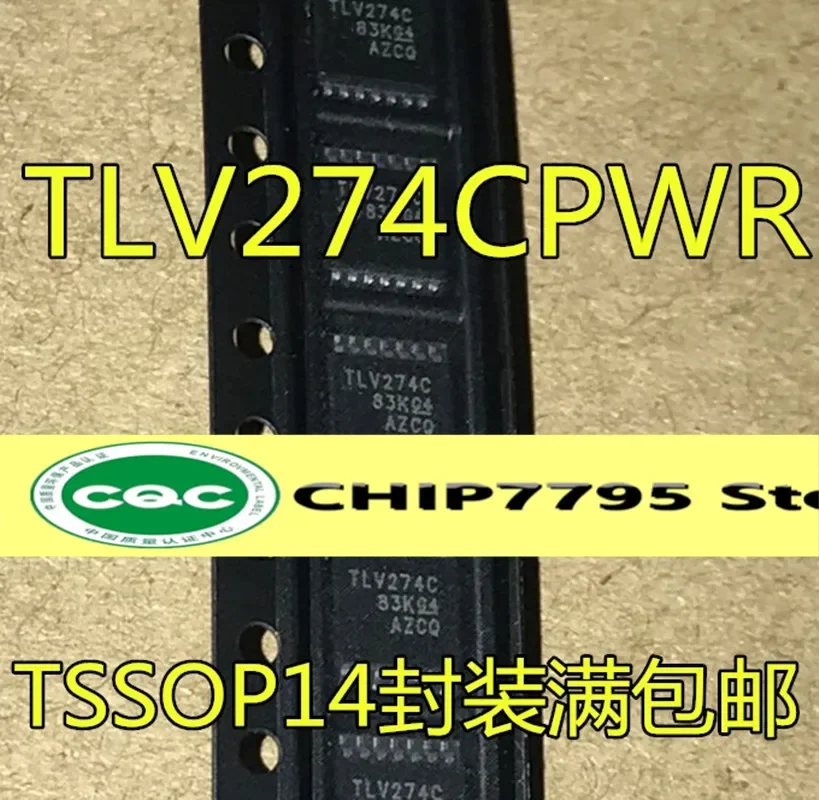 TLV274CPWR TLV274CPW TLV274C  TSSOP14 Operational amplifier IC original