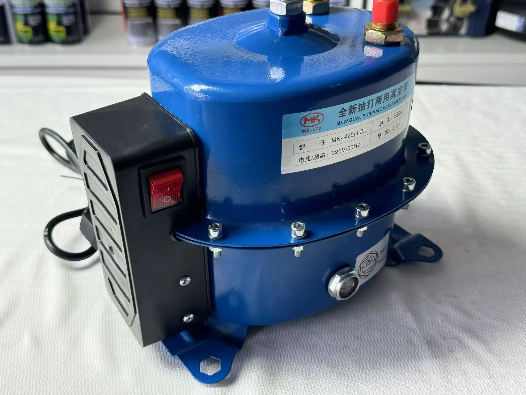 Car Air Conditioning Vacuum Pump Pumping and Beating Pump Car Air Conditioning Refrigerant Fluoride Adding Tool