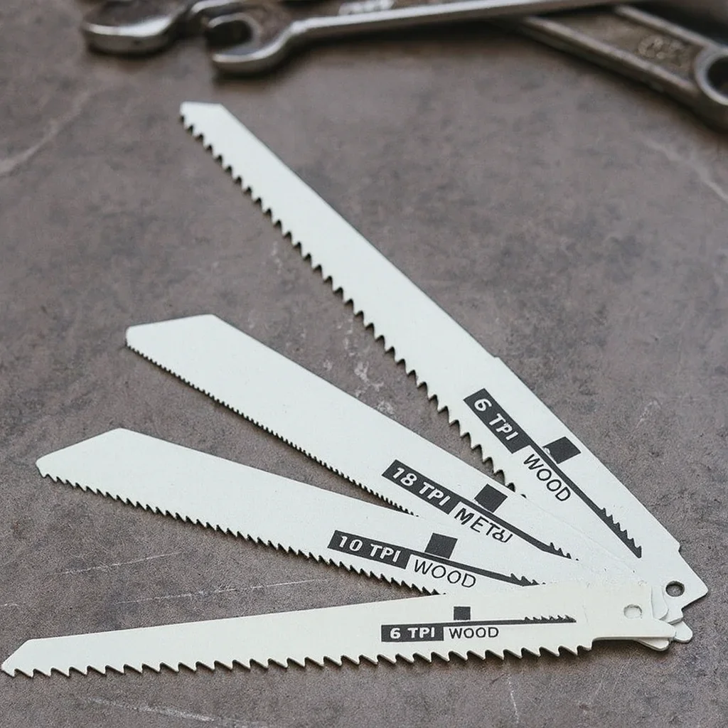 

4 шт. Полотно сабельной пилы, универсальная резка древесины и металла, грубые и тонкие зубцы, профессиональное использование своими руками, прочные инструменты
