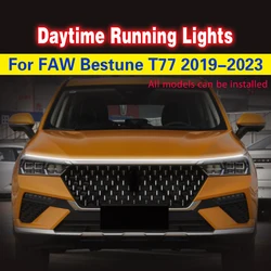 Car Led Light Strip Daytime Running Light Exterior Decor Lights Waterproof Flexible Ambient Lamp For FAW Bestune T77 2019-2023