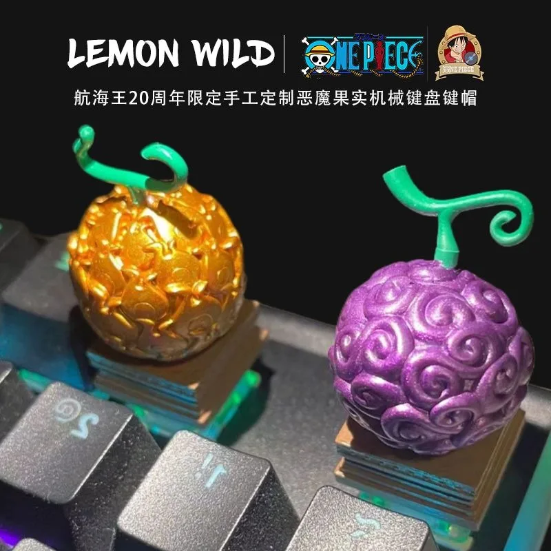 One Piece Devil Fruit 20th Anniversary Limited Mechanical Keyboard Keycap Personalized Keycap Translucent Cross Axis Universal