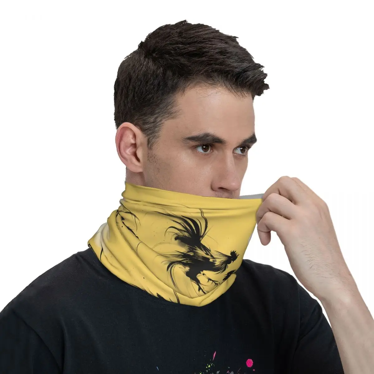 De Vechters Sticker Sjaal Halsdoek Hals Mondmasker Polyester