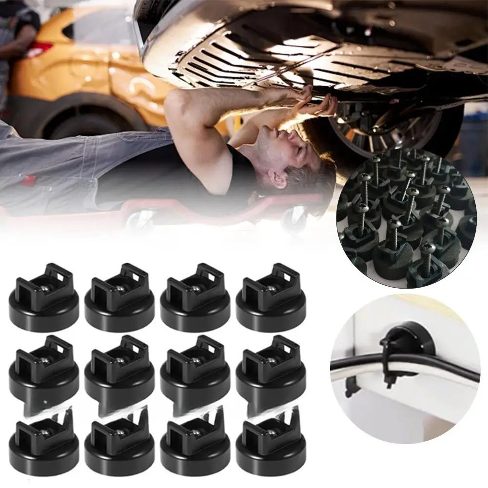 28 Sets Universal Cable Tie Buckle Self-Locking Zip Ties Car Fastener Clips Kit Car Fastener Wire Management Tools Car Repair