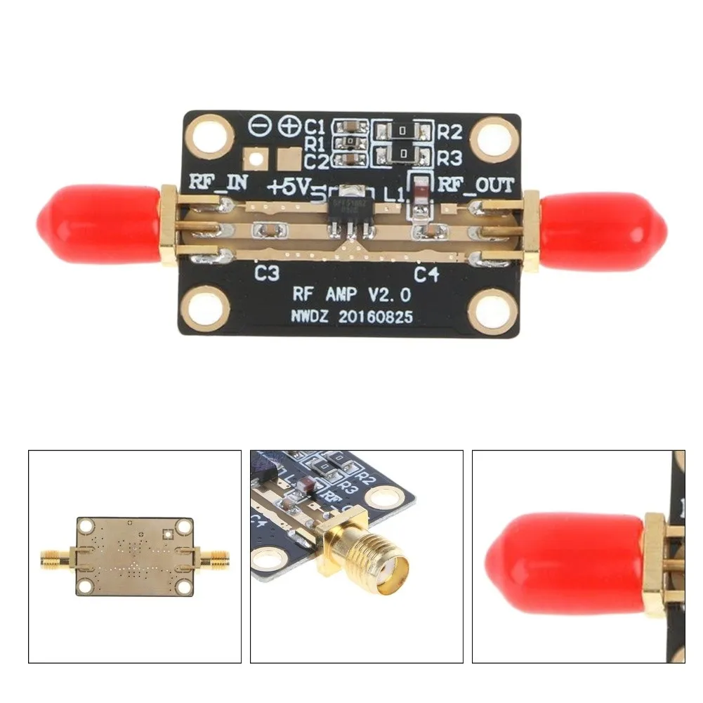 1 قطعة وحدة راديو منخفضة الضوضاء للغاية 0.6dB NF خطية عالية 0.05-4 جيجا هرتز وحدة راديو واسعة النطاق استبدال وحدة راديو PCB #5