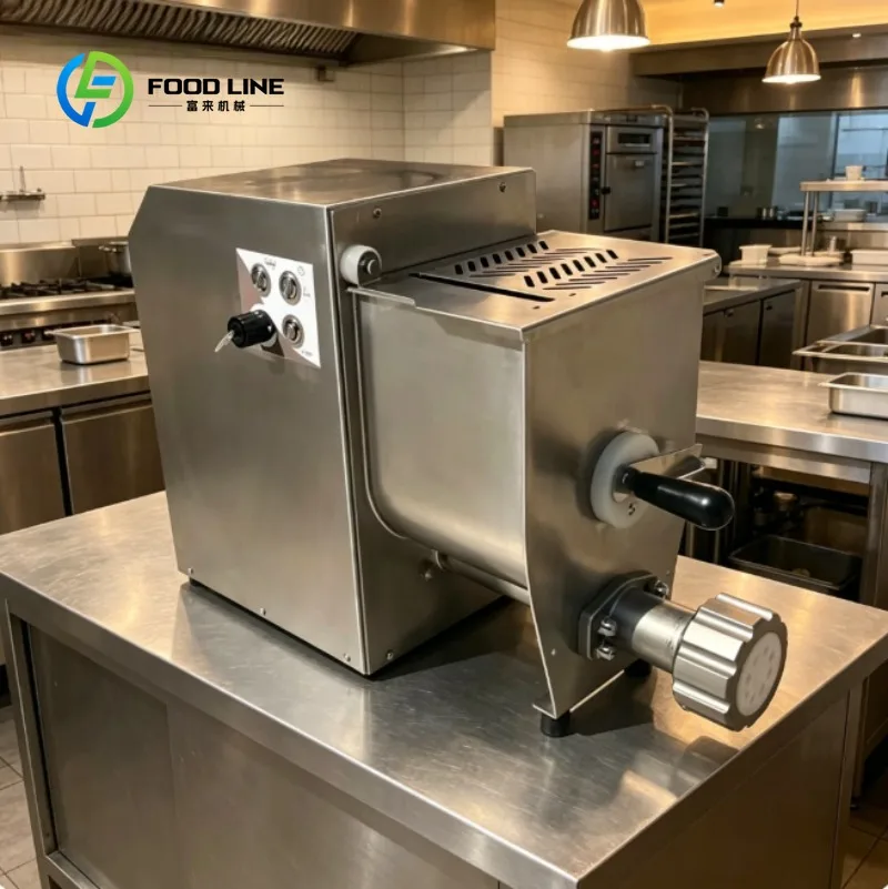 Industrial Pasta Extruder Stainless Steel with Multiple Dies,  Continuous Output, Perfect for Restaurants, Factories