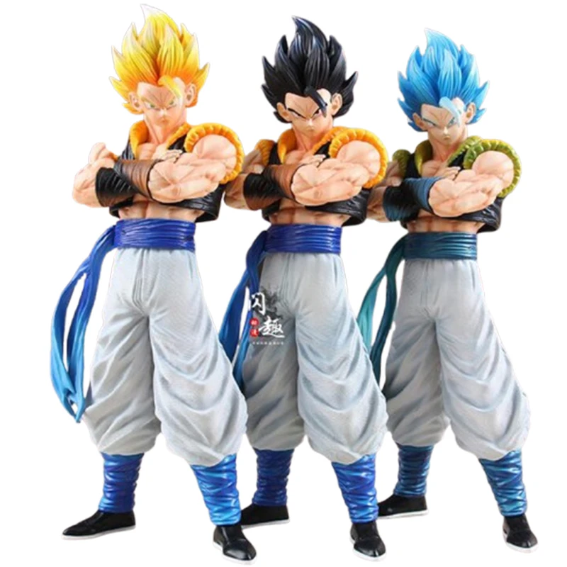 30cm Anime Dragon Ball GT Gogeta Action Figure DBZ Super Saiya Figuras Toys Manga Figurine GK Statue Model Ornaments Peripheral