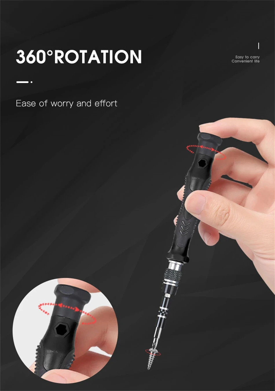 115-in-1 Precision Driver Set Magnetized Torx Hex Bits Multi-scene Repair Tool Kit for Mobile Phones Notebook PC Glasses Watch