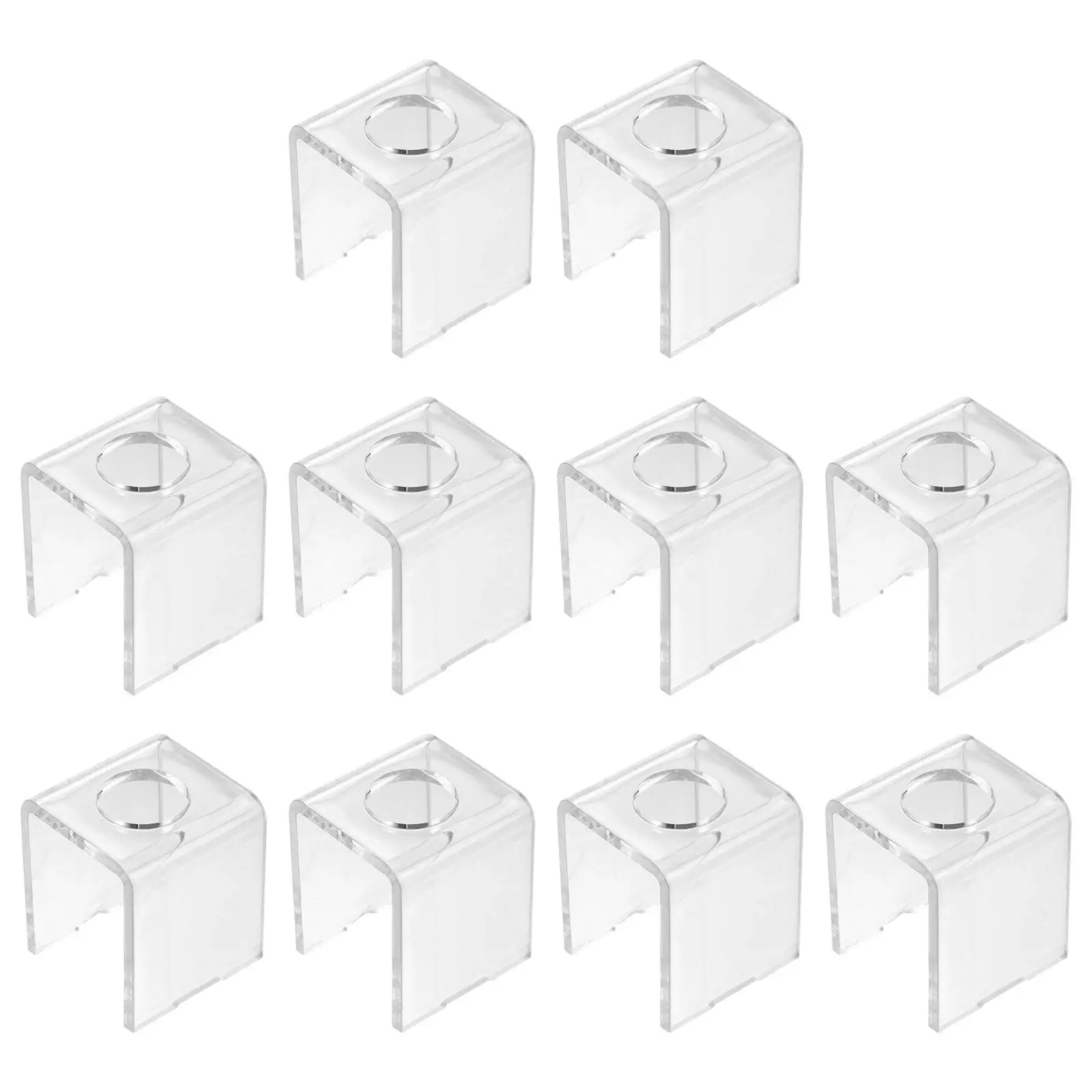 10 Pezzi Supporti per Stampi Balsamo Labbra Fai da Te, Porta Rossetti Portatili Facili da Pulire, Strumenti per il Trucco, Supporto per Balsamo Labbra Fai da Te, Porta Rossetti