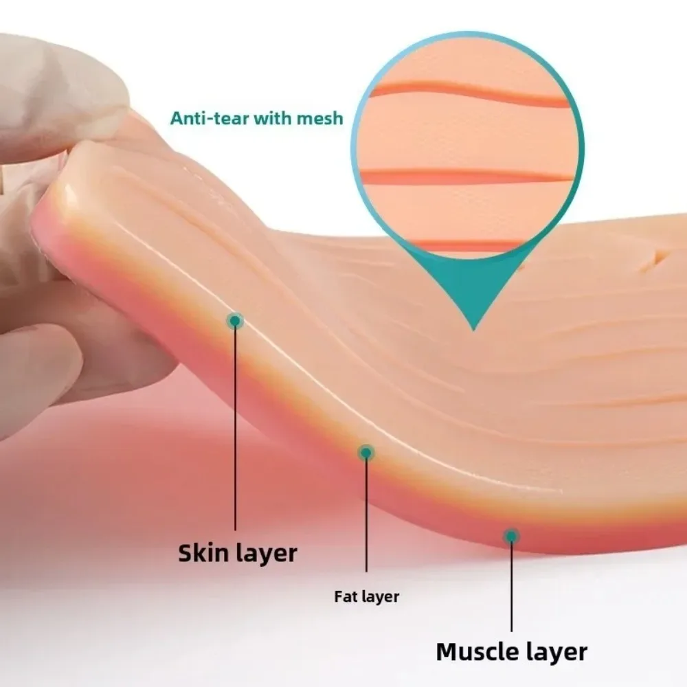 Training Kit Silicone Skin Pad Surgical Wound Practice Traumatic Suture Practice Suture Practice Skin Simulation