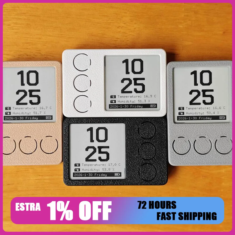 

Handmade 3D Print E-Book Reader 1.54inch Protable Electronic Paper Reader Ink Screen Support TXT/EPUB , Wi-Fi , Picture Display