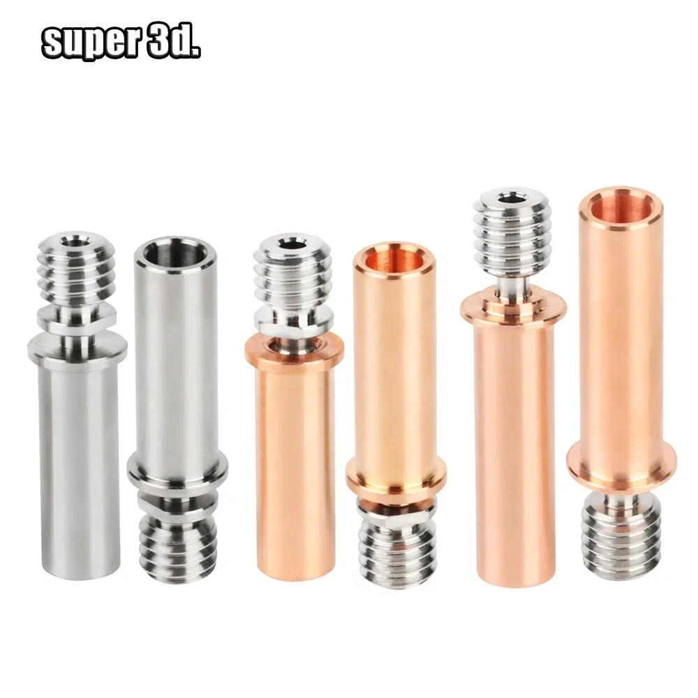 E3D V6 Throat V5 3D Printer Parts Hotend Heat-Break Bi-metal Heatbreak Copper Plated CR6 SE Throats For Anycubic VYPER Mega S