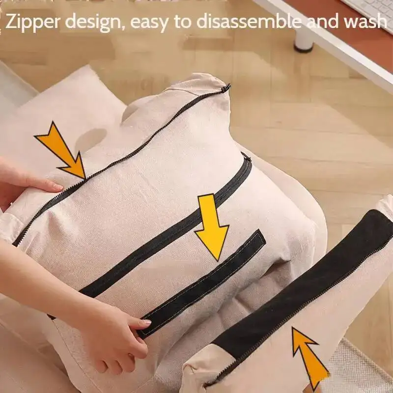 Home Cloth Foldable Computer Recliner,Office Gaming Chair,Comfortable Chair ,Balcony Couch Lounge Chair,Bedroom Sofa,Furniture