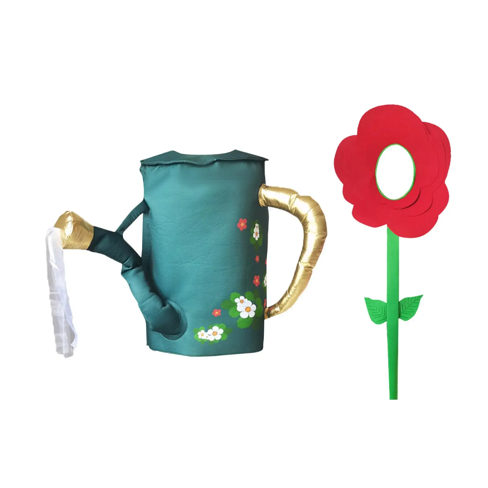 Watering Can Costume Polyester Unisex Fancy Dress Outfit Carnival Costume for Adult Halloween Party