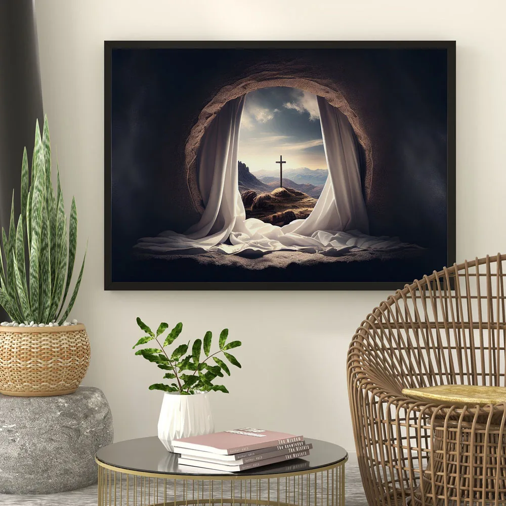 Jesus Reaching into Water, Hand Of God, Jesus Wall Art, God Art Canvas ,Jesus Canvas, Jesus Christ Painting, Christian Wall Art