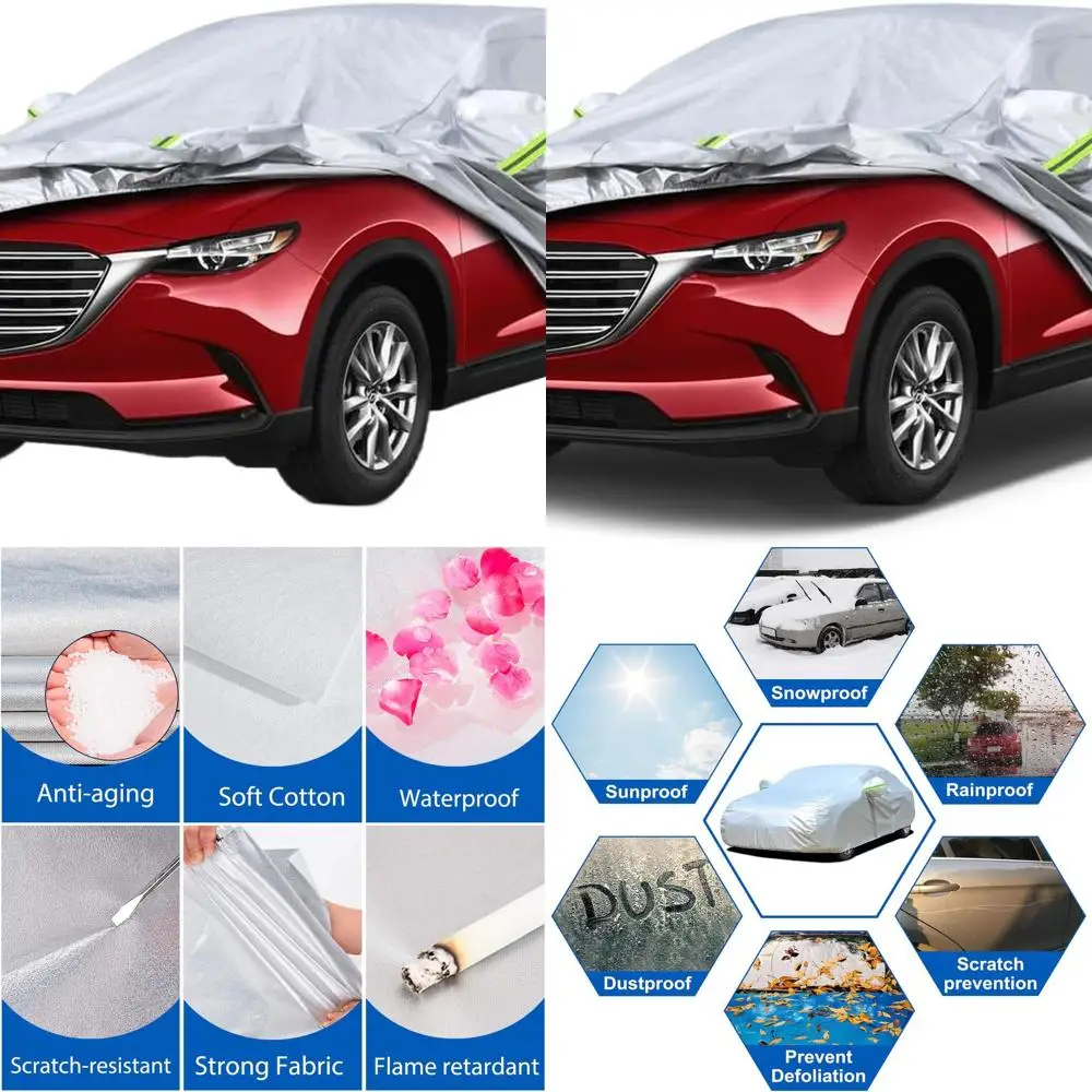 

Custom-Fit Waterproof SUV Cover for Mazda CX-5 (2012-2025) - All-Weather Protection with Zippered Entry