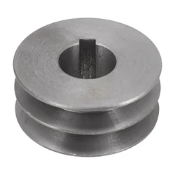 V Belt Pulley A Type Double Slot Design Motor Pulley Made of Cast Iron Perfect Power Tool Accessory to Enhance Efficiency