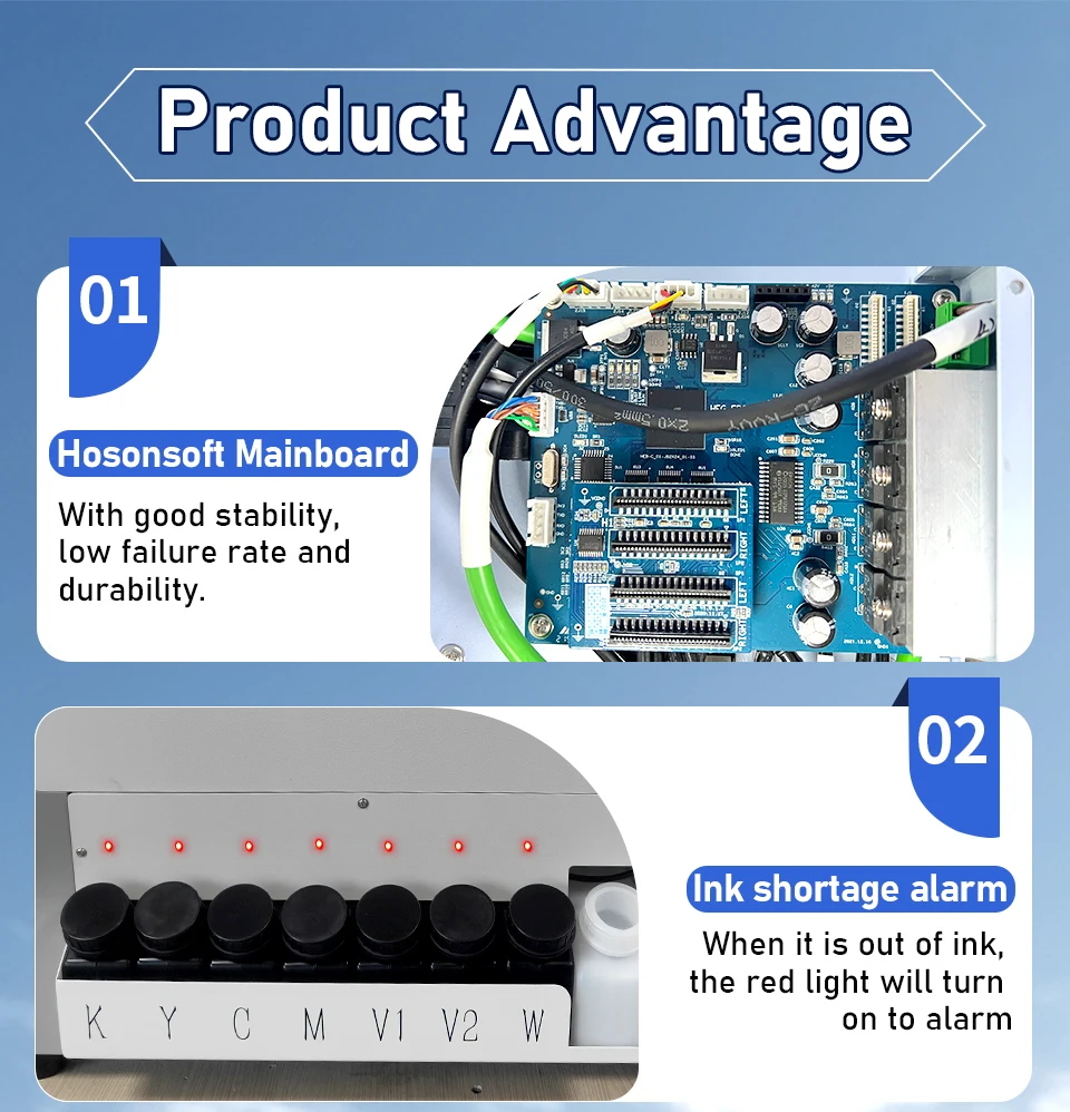 Imagem -04 - Dtf Led Printing Machine Impressora para Epson Xp600 Impressora de Etiqueta para Metal Acrílico Garrafa a3 uv