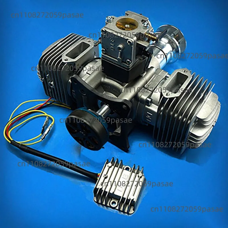 

DLE170 Twin-Cylinder Two-Stroke Engine with Generator System, 80W, 170cc Displacement