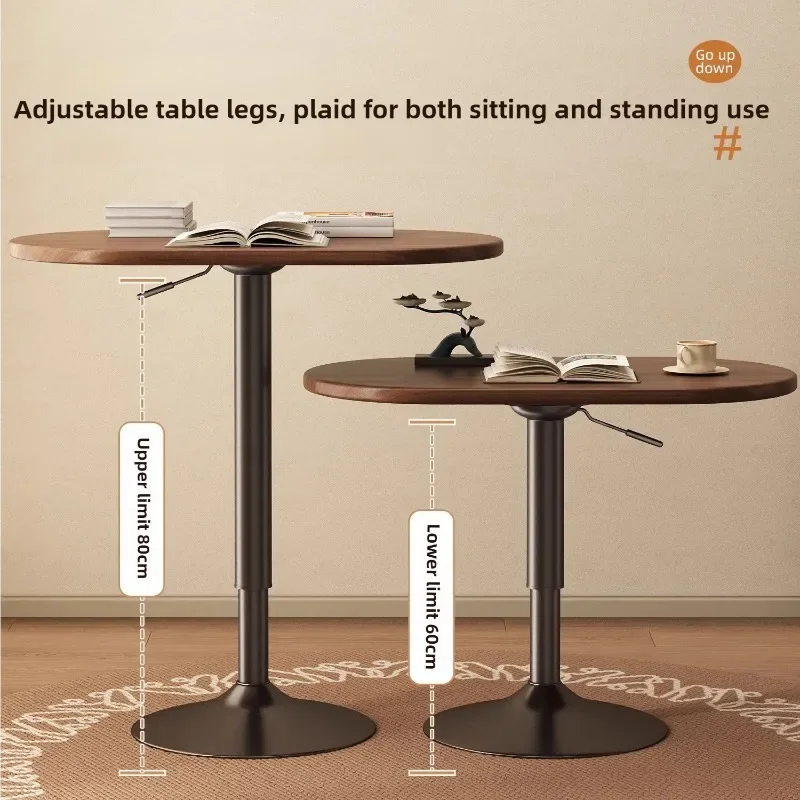 Simple and Modern Bed Lift Table Side Table Mobile Computer Desk Living Room Sofa Side Table Study Desk Home Study Work Desk