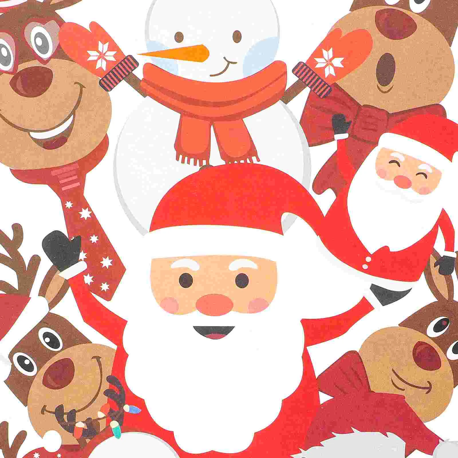 10 Pcs Christmas Party Cartoon Children's Holiday Invitation Card Greeting Small Blessing Cards Gift Paper Invite Festival