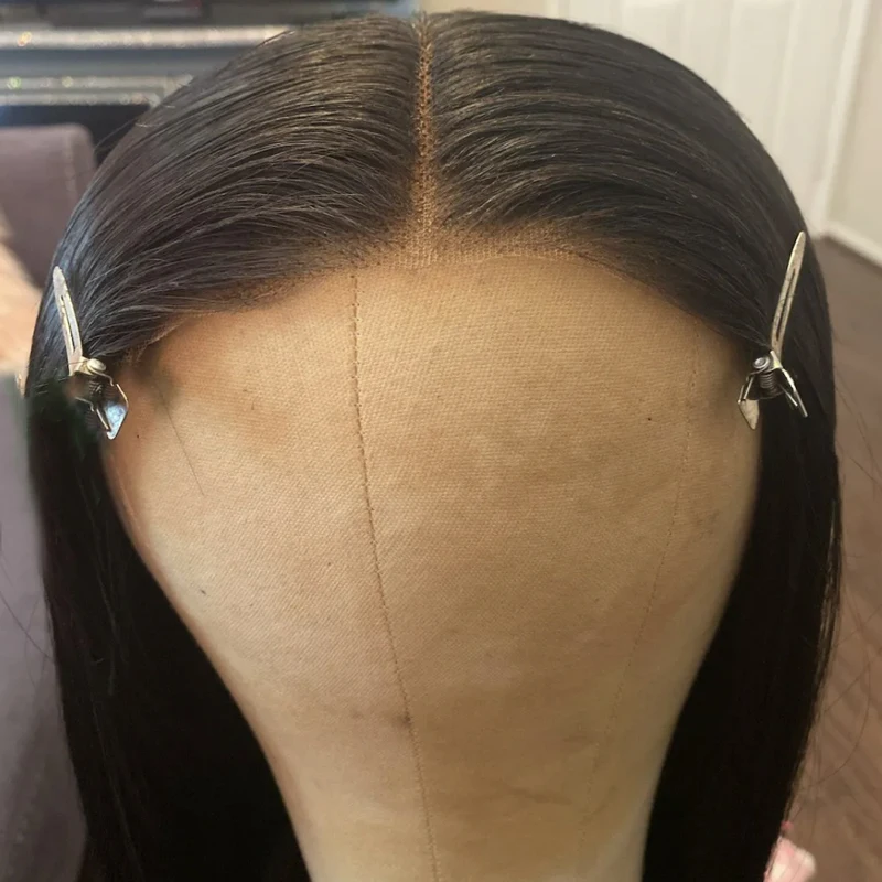 Bone Straight 13x4 Transparent Lace Frontal Human Hair Wigs Glueless Wig 4x4 Straight Lace Closure Wig ready to wear