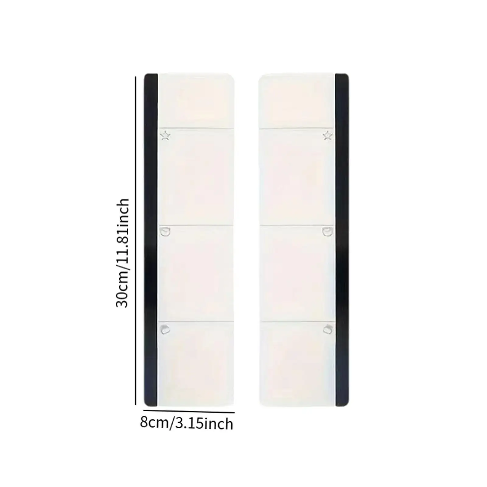 2x Computer Monitor Memo Boards Office Home Workspace Simple Message Pads