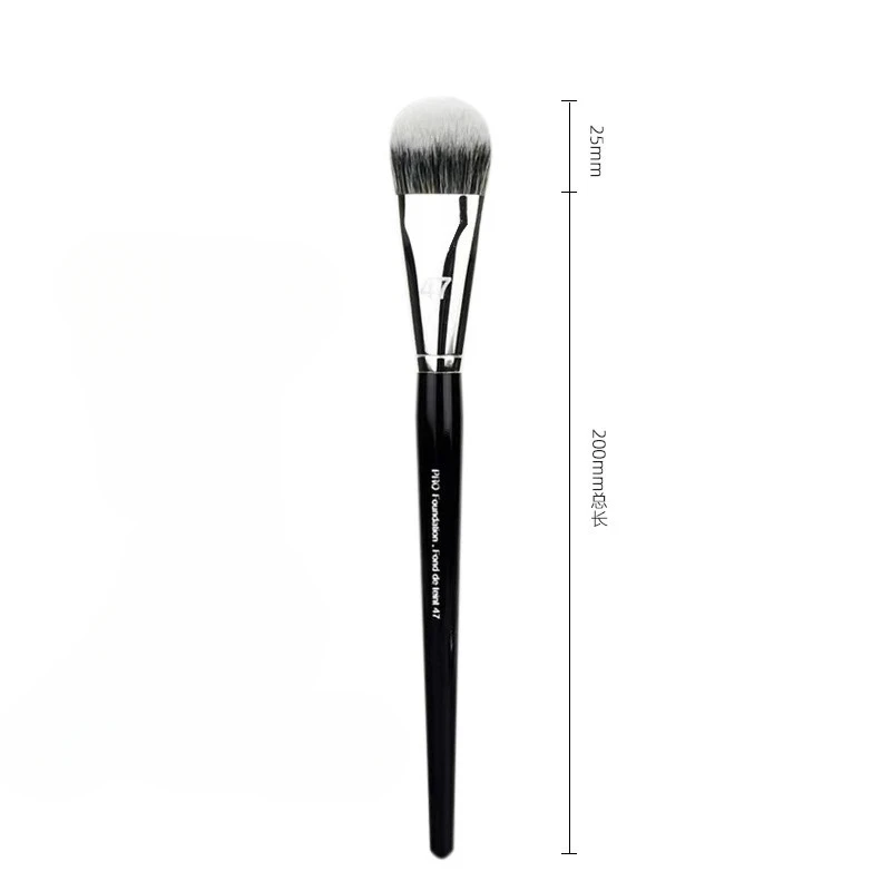 Professional Foundation Brush 47 Broom Head Liquid Foundation Shadow Repairing Brushes Women Face Base Makeup Beauty Tools