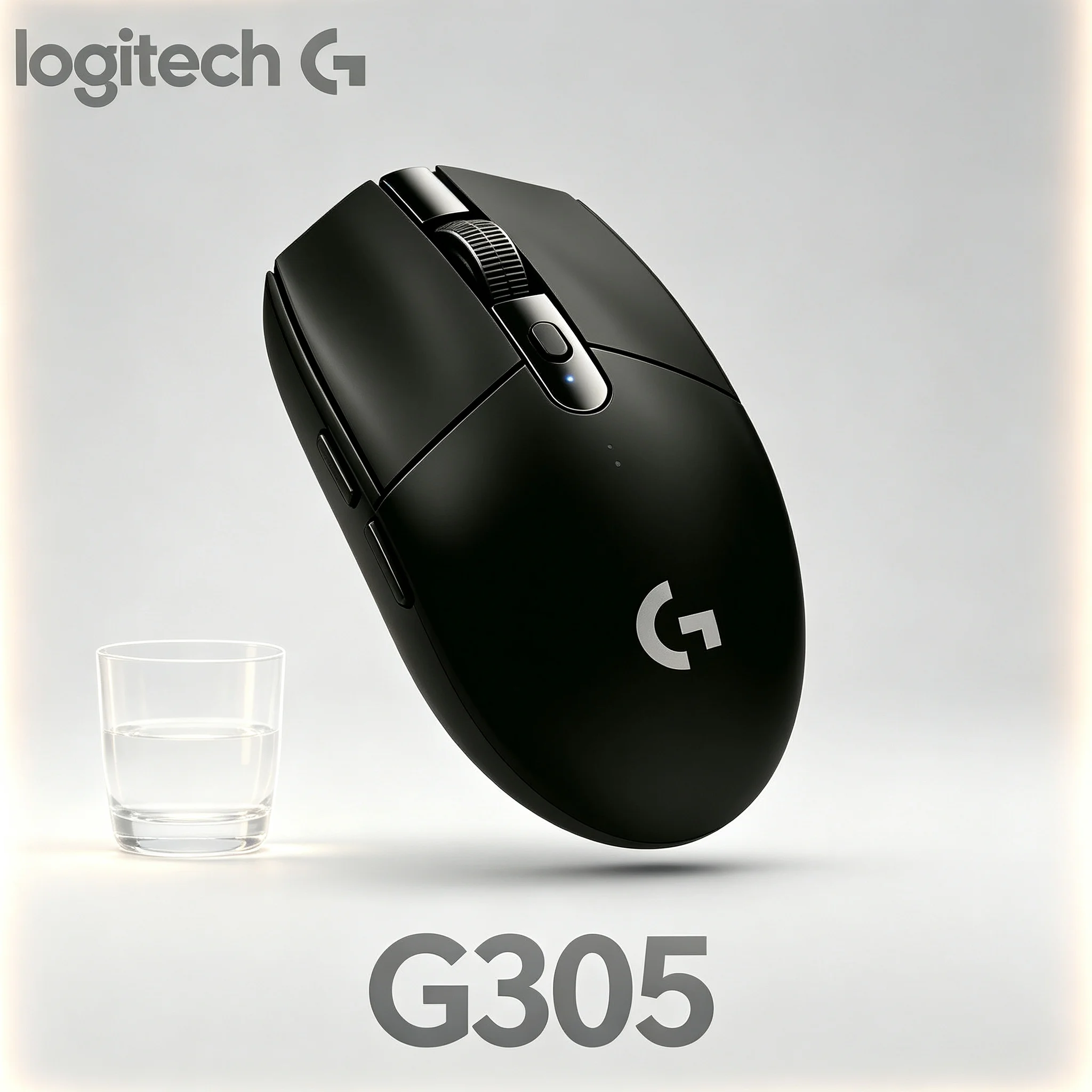 Logitech G305 Wireless Gaming Mice 6 Custom Macro Keys 99g Light Weight High‑Precision HERO Sensor For Desktop Laptop Gaming Per
