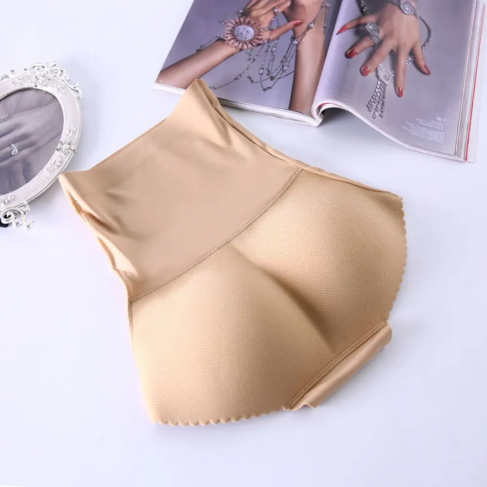 Hip realçador guarnição acolchoada calças de bunda cintura alta corpo shaper boyshort cintura alta hip butt pads bunda levantador calcinha