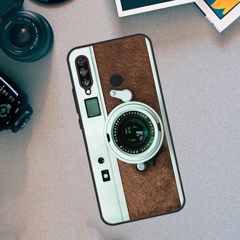 Retro Camera Vintage Case For Huawei Nova Y91 Y90 Y70 Y61 Y60 5T 11i 8i 3i P20 P40 P30 Lite 9 10 SE 11 Pro Cover