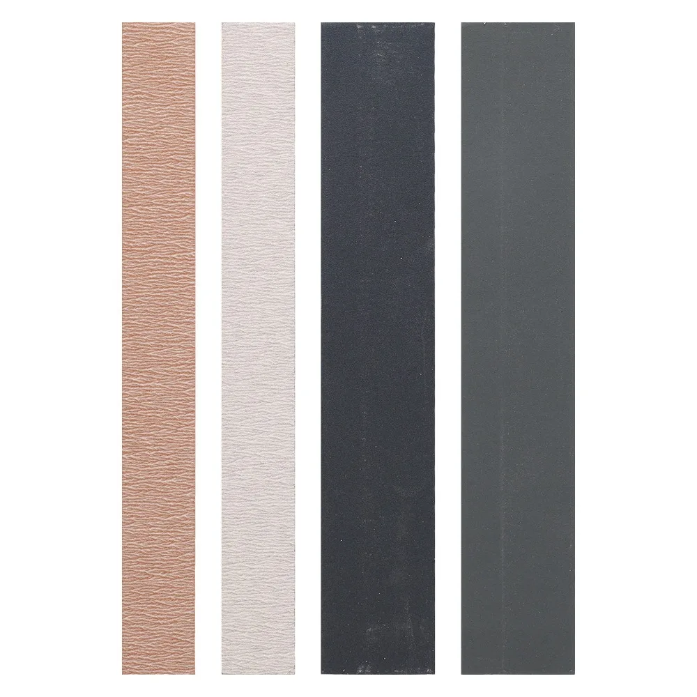 4PCS 15CM(5.91in) Length Fret Sanding Paper Sandpaper Sandpaper Color Fret Sanding Tool Luthier Sanding Tool For Guitar Fret