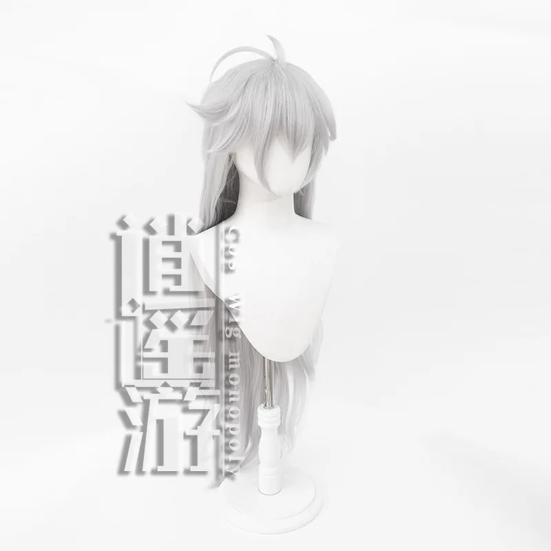 Genshin Impact Razor Cosplay Wig Silver Gray Wolf Boy Styling Halloween Gift