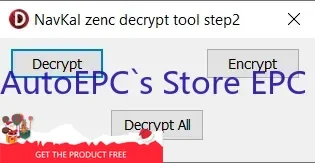

Инструмент для дешифировки прошивки (zenc Files) AutoEPC Navkal