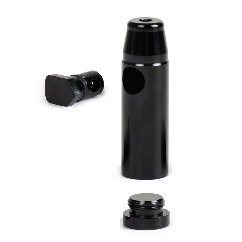 2 قطعة سبائك الألومنيوم رصاصة موزع التدخين اكسسوارات أداة مانعة للتسرب صندوق تخزين زجاجة لدخان التبغ كهدية للرجال #2