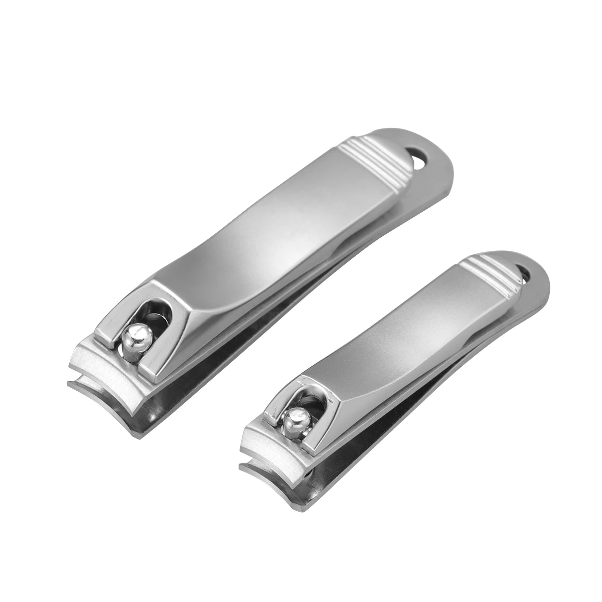 

2 Pcs Nail Clippers Toe Finger Manicure Stainless Steel Durable Manicure Tools Nail Trimmer Small Toe Finger Gifts