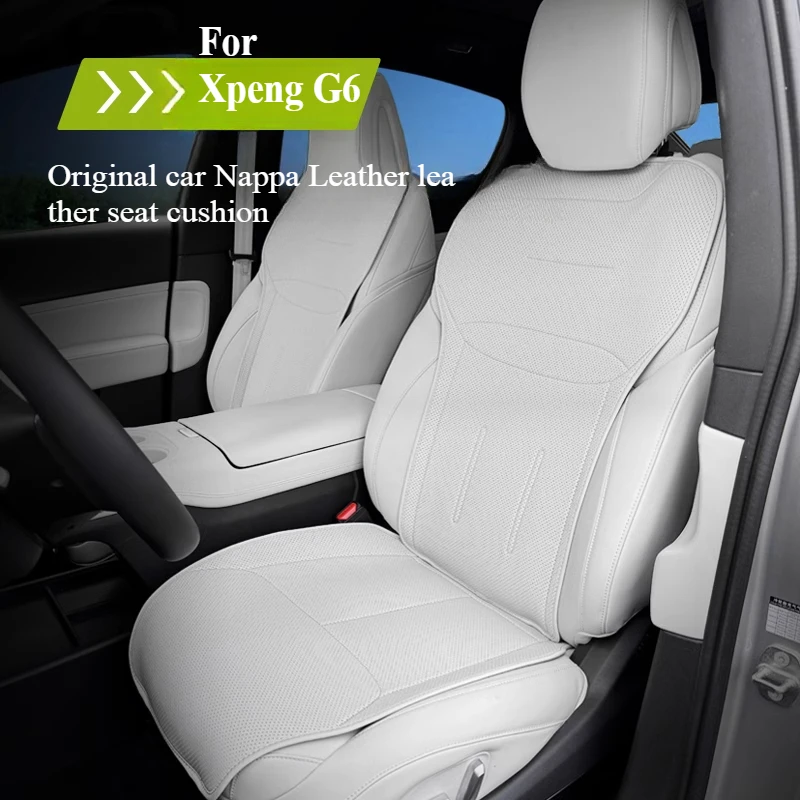 2025 For Xpeng G6 Car Seat Covers Full Set Premium Nappa Leather Auto Accessories Universal Fit Breathable Interior Protection