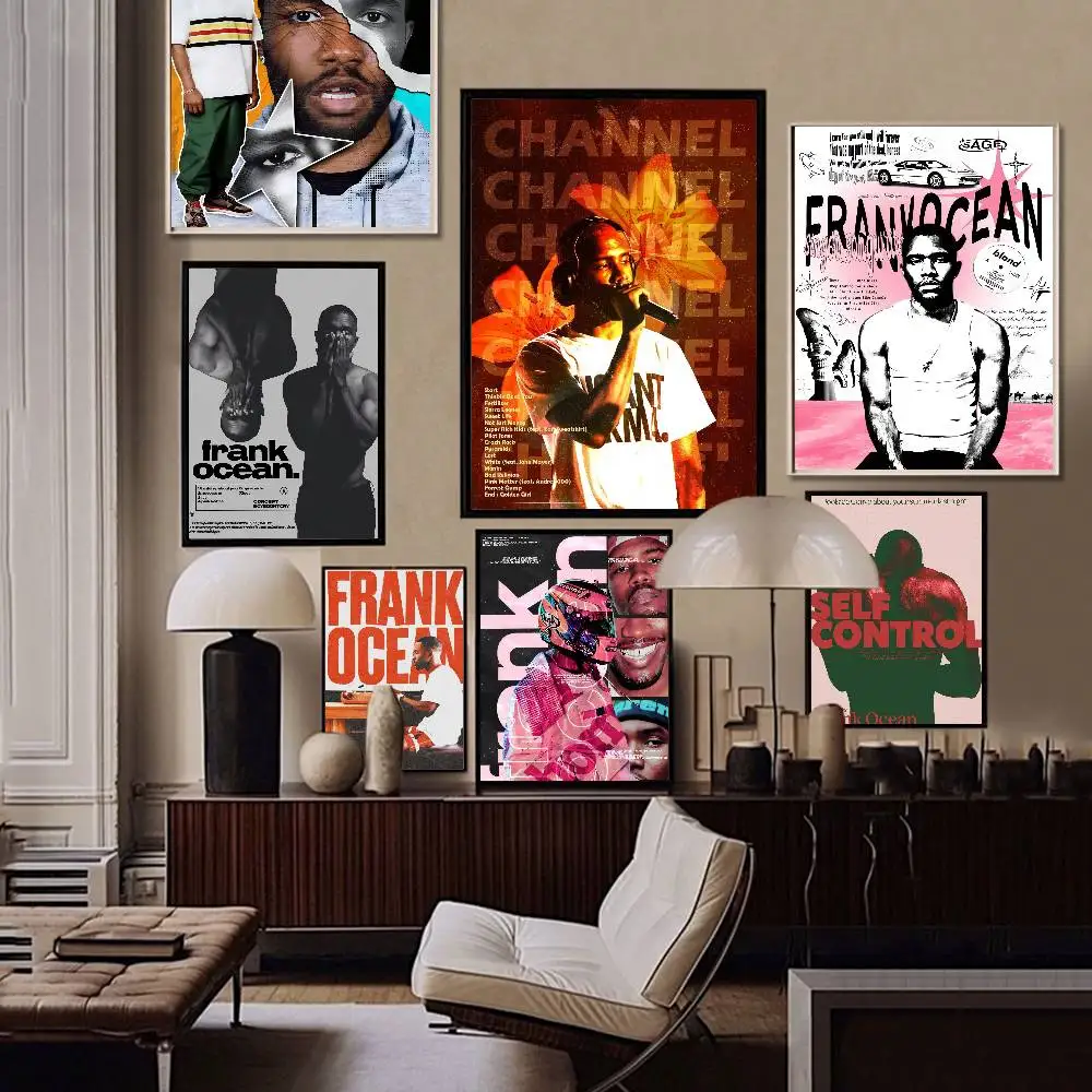 Frank Ocean Blond Classic Anime Poster Waterproof Paper Sticker Coffee House Bar Room Wall Decor
