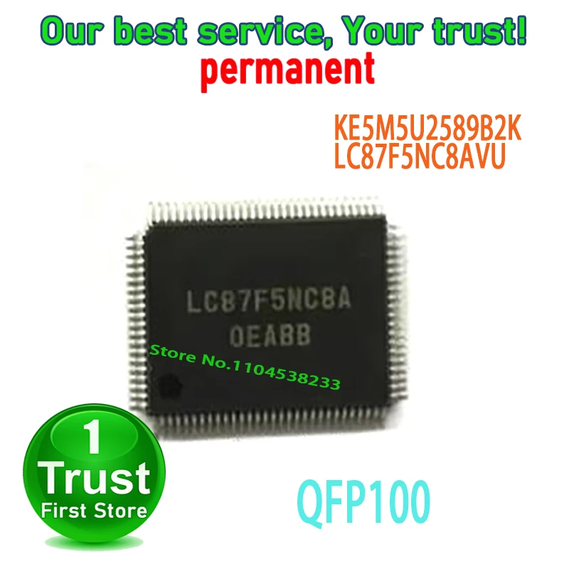 10PCS/LOT KE5M5U2589B2K LC87F5NC8AVU QFP100 NEW and Original in Stock