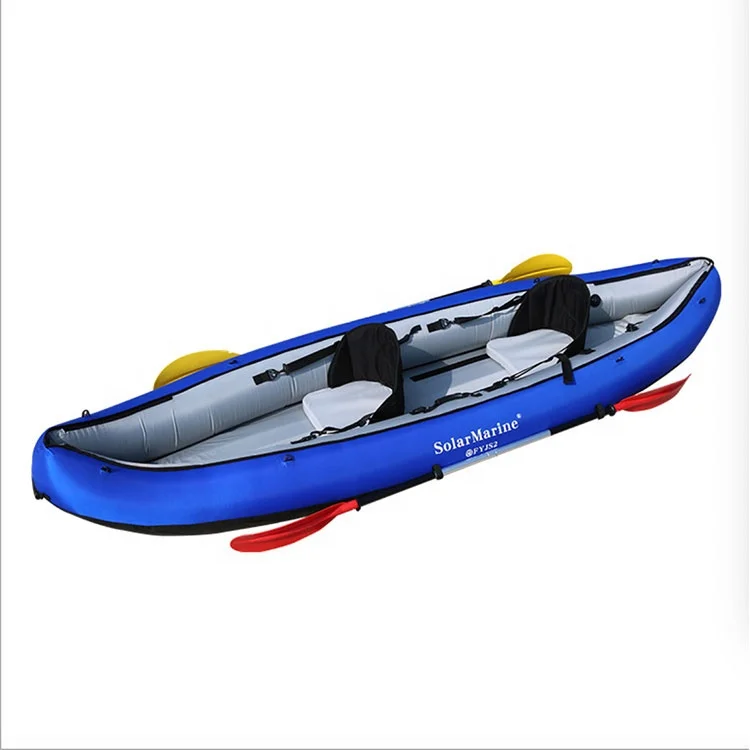 

Portable 330cm Solar Marine Inflatable Kayak 2-Person Water Sport Canoe for Outdoor Adventures