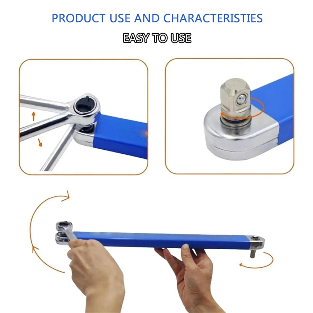Activity Offset Extension Wrench - 2024 New Offset Extension Wrench, 15 Inch Multifunctional Extension Wrench