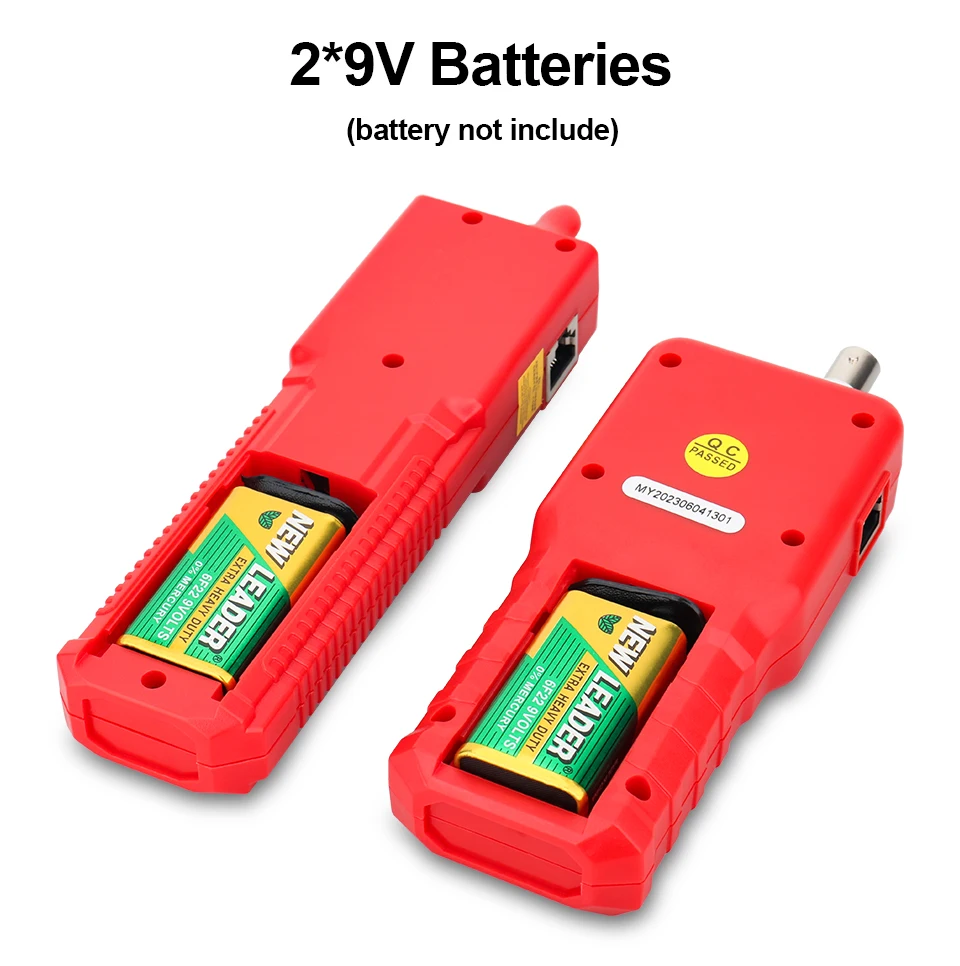 GVDA RJ45 RJ11 Network Cable Detector Multifunctional Wire Tracker Tone Tracer LAN & Telephone Line Diagnosis Tool
