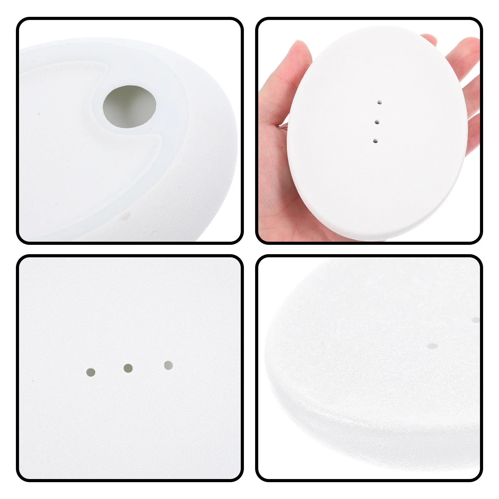 

Soap Holder Plate Bathroom Travel Container Decorative Tray Dish for Kitchen Shower