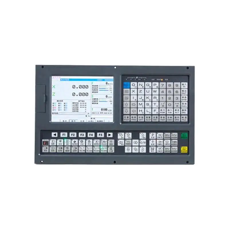 CNC lathe 980TEc2 hydraulic turret CNC system controller supports A/B macro program, PLC servo machining center system