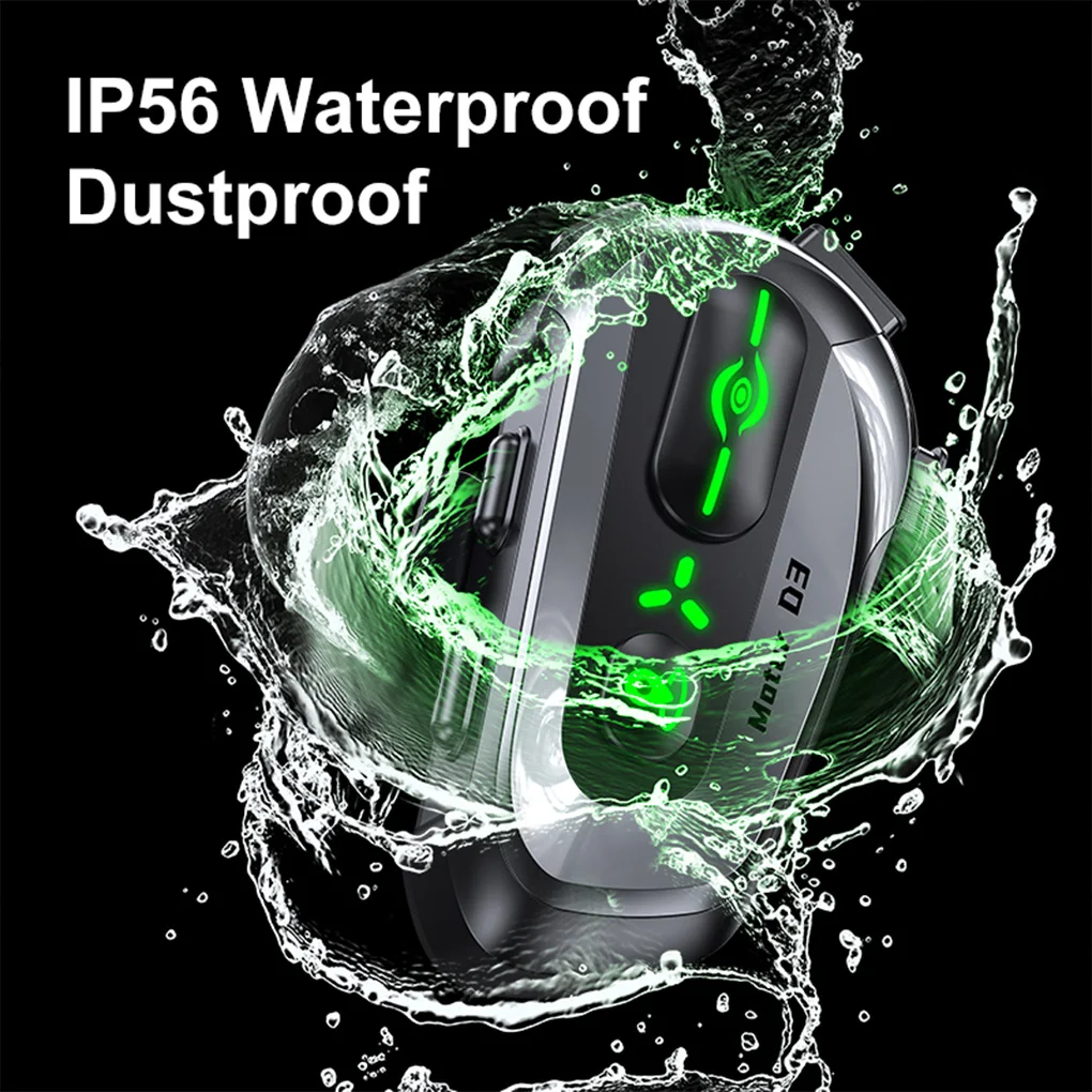 Motorcycle Helmet Bluetooth Headset Global GPS Tracking  Multi Rider Intercom Waterproof Noise Cancellation