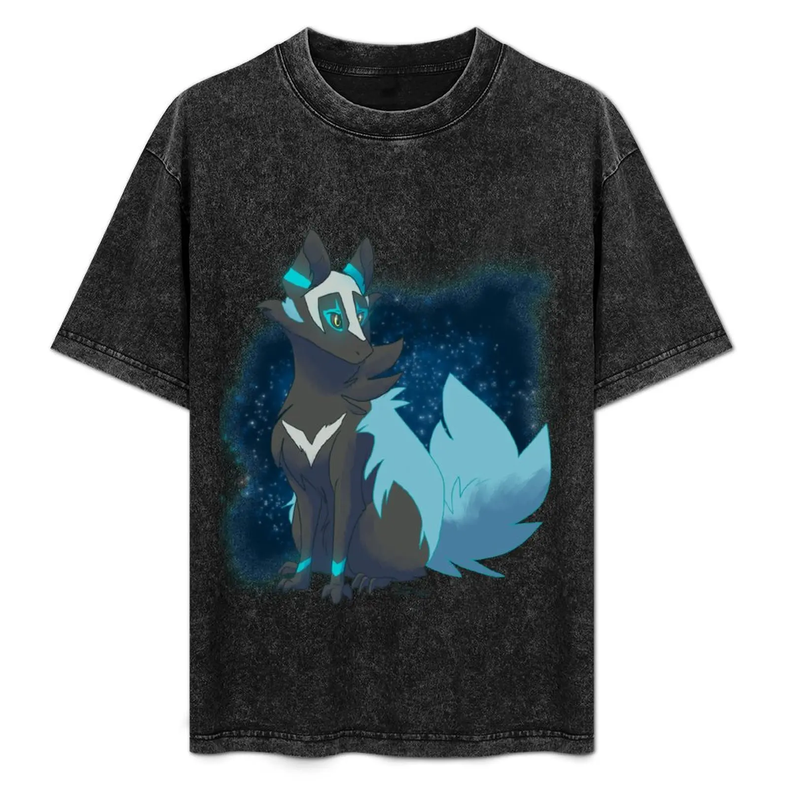 

Voltron- Cosmic Wolf T-Shirt Trendy Print Short Sleeve T-Shirt
