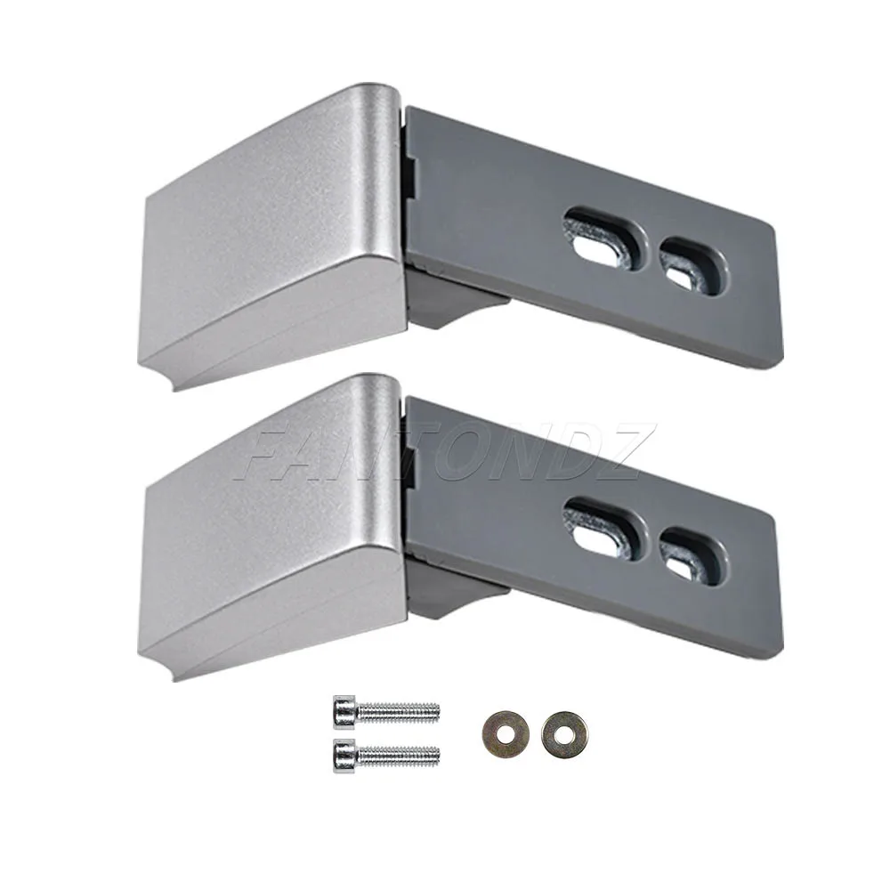 9590178 Door Hinge For Liebherr Fridge Freezer Refrigerator Pair Hinges With Fixings Silver 03-JRI-857 Repair Kit - view 3