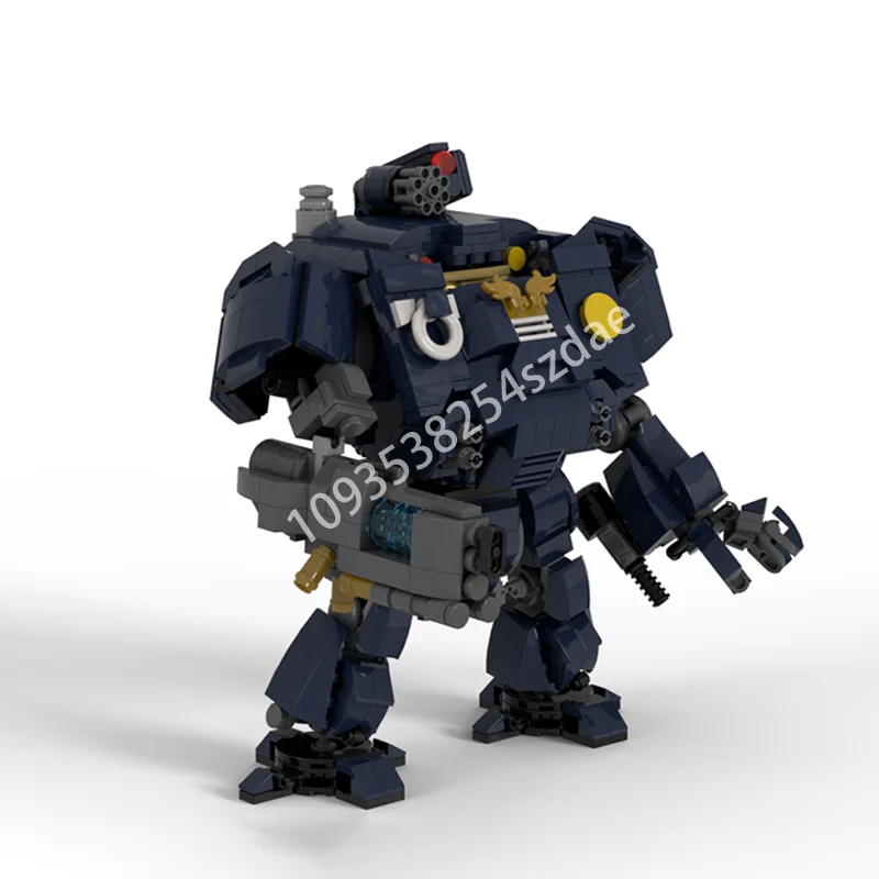 

978 шт. MOC Ultramarines Redemptor Dreadnought, строительные блоки, игрушка на день рождения, Рождество, подарок, космическая воображение, творчество