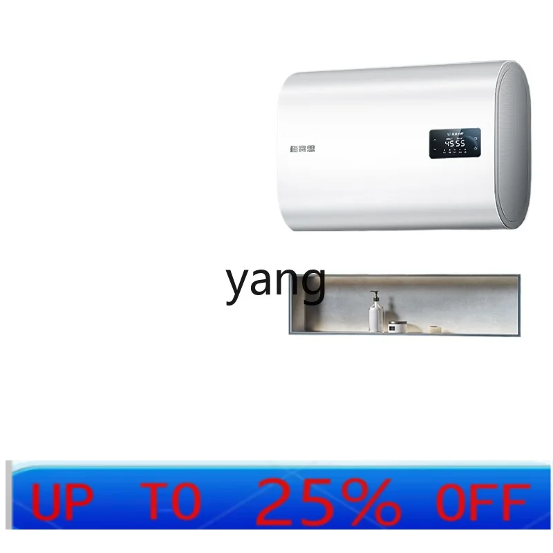 Calentador de agua eléctrico cx de doble bilis, cubo plano, lavado doméstico, 60L, ahorro de energía, calentamiento rápido